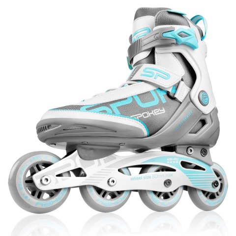 Rolki Spokey Prime Pro rozmiar 40 biało-turkusowe