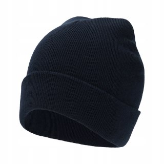 Czapka Zimowa chłopięca r.54 (7-12 lat) 100% Akryl DEMIX granatowa