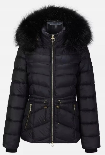 Firetrap kurtka damska pikowana czarna Z KAPTUREM, zimowa L Firetrap kurtka damska pikowana czarna Z KAPTUREM, zimowa L