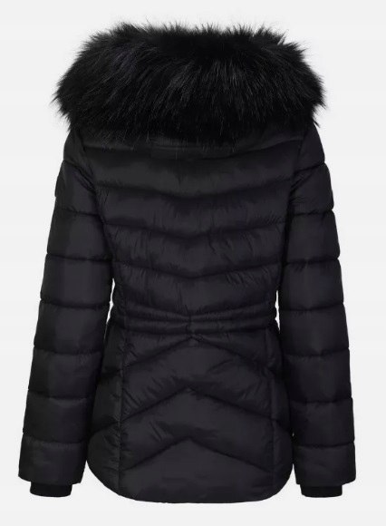 Firetrap kurtka damska pikowana czarna Z KAPTUREM, zimowa L Firetrap kurtka damska pikowana czarna Z KAPTUREM, zimowa L