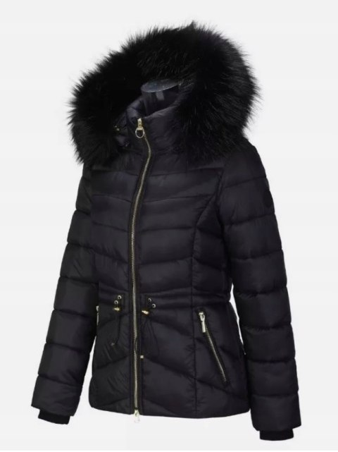 Firetrap kurtka damska pikowana czarna Z KAPTUREM, zimowa XL Firetrap kurtka damska pikowana czarna Z KAPTUREM, zimowa XL