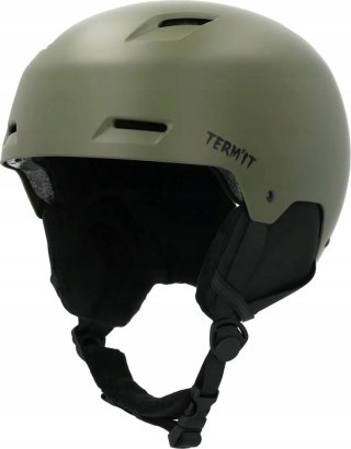 Kask narciarski snowboardowy Termit rozmiar L 58-61 cm Khaki zielony