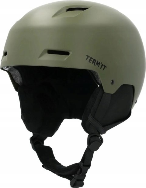 Kask narciarski snowboardowy Termit rozmiar L 58-61 cm Khaki zielony Kask narciarski snowboardowy Termit rozmiar L 58-61 cm Khaki zielony