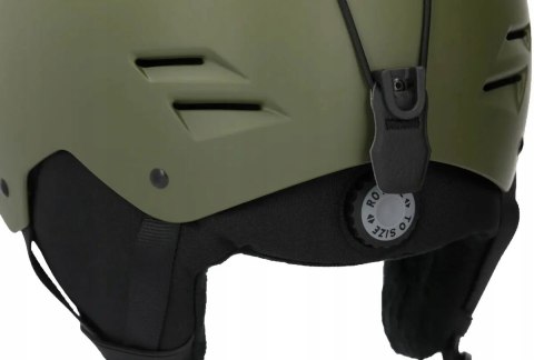 Kask narciarski snowboardowy Termit rozmiar L 58-61 cm Khaki zielony Kask narciarski snowboardowy Termit rozmiar L 58-61 cm Khaki zielony