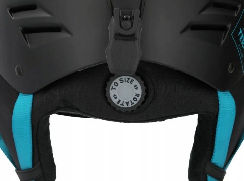 Kask narciarski snowboardowy Termit rozmiar M 54-58cm model REBEL czarny Kask narciarski snowboardowy Termit rozmiar M 54-58cm model REBEL czarny