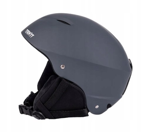 Kask narciarski snowboardowy szary Termit rozmiar L 55-59 klasa B Kask narciarski snowboardowy szary Termit rozmiar L 55-59 klasa B