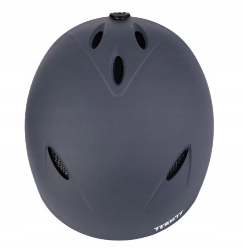 Kask narciarski snowboardowy szary Termit rozmiar L 55-59 klasa B Kask narciarski snowboardowy szary Termit rozmiar L 55-59 klasa B