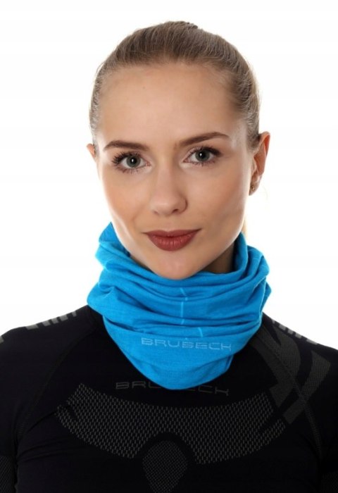 Komin termoaktywny wełniany Brubeck KM10360 błękit S/M Komin termoaktywny wełniany Brubeck KM10360 błękit S/M