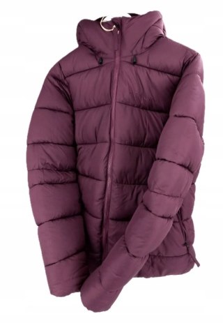 Kurtka damska pikowana z kapturem Krótka Zimowa Puchowa rozmiar S, M, L, XL