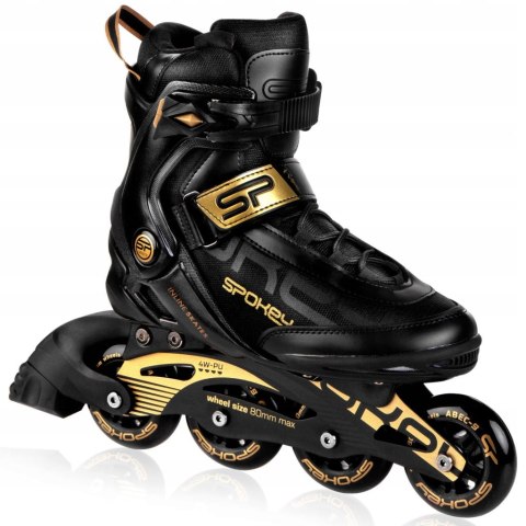 Rolki Spokey Prime Pro czarne rozmiar 46 Rolki Spokey Prime Pro czarne rozmiar 46