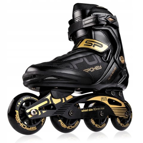 Rolki Spokey Prime Pro czarne rozmiar 46 Rolki Spokey Prime Pro czarne rozmiar 46