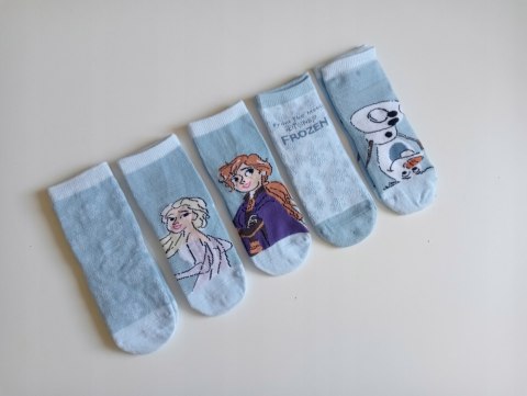 Skarpetki Bawełniane Disney Frozen Dla Dzieci 5 par Skarpetki Bawełniane Disney Frozen Dla Dzieci 5 par
