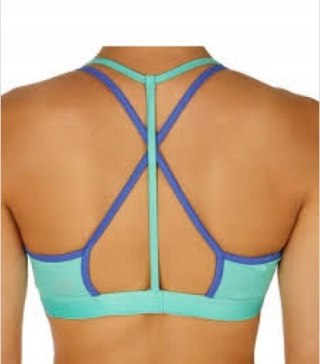 Zielony biustonosz sportowy Yogini Live Bra miętowy Puma r. M